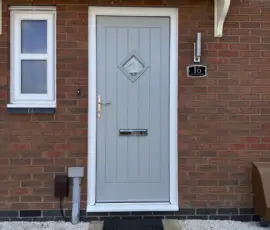 GRP composite door with diamond glass fitted in Chellaston, Derby