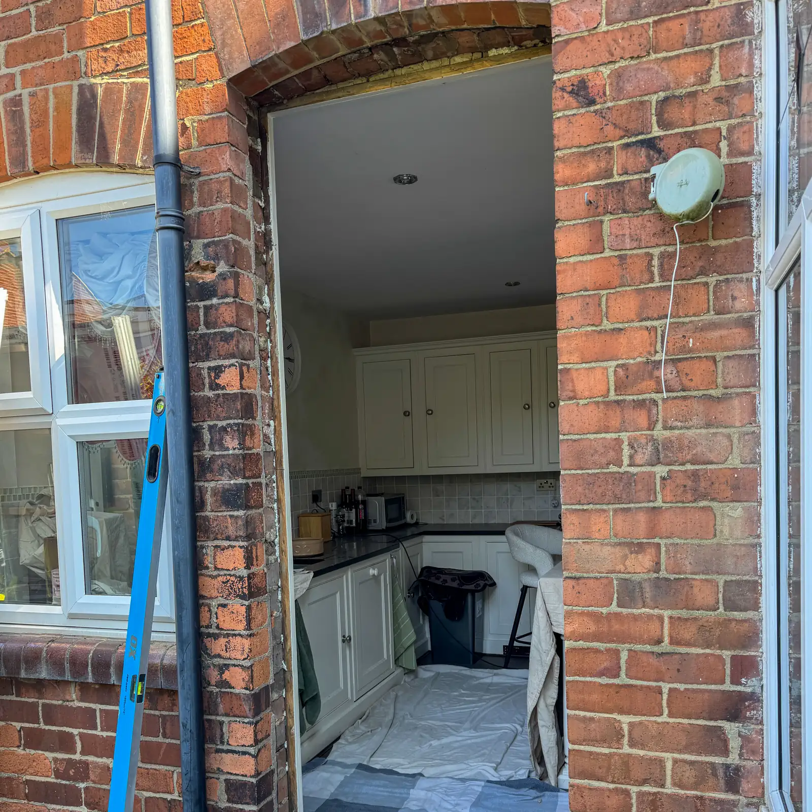 external photo of a composite door installation
