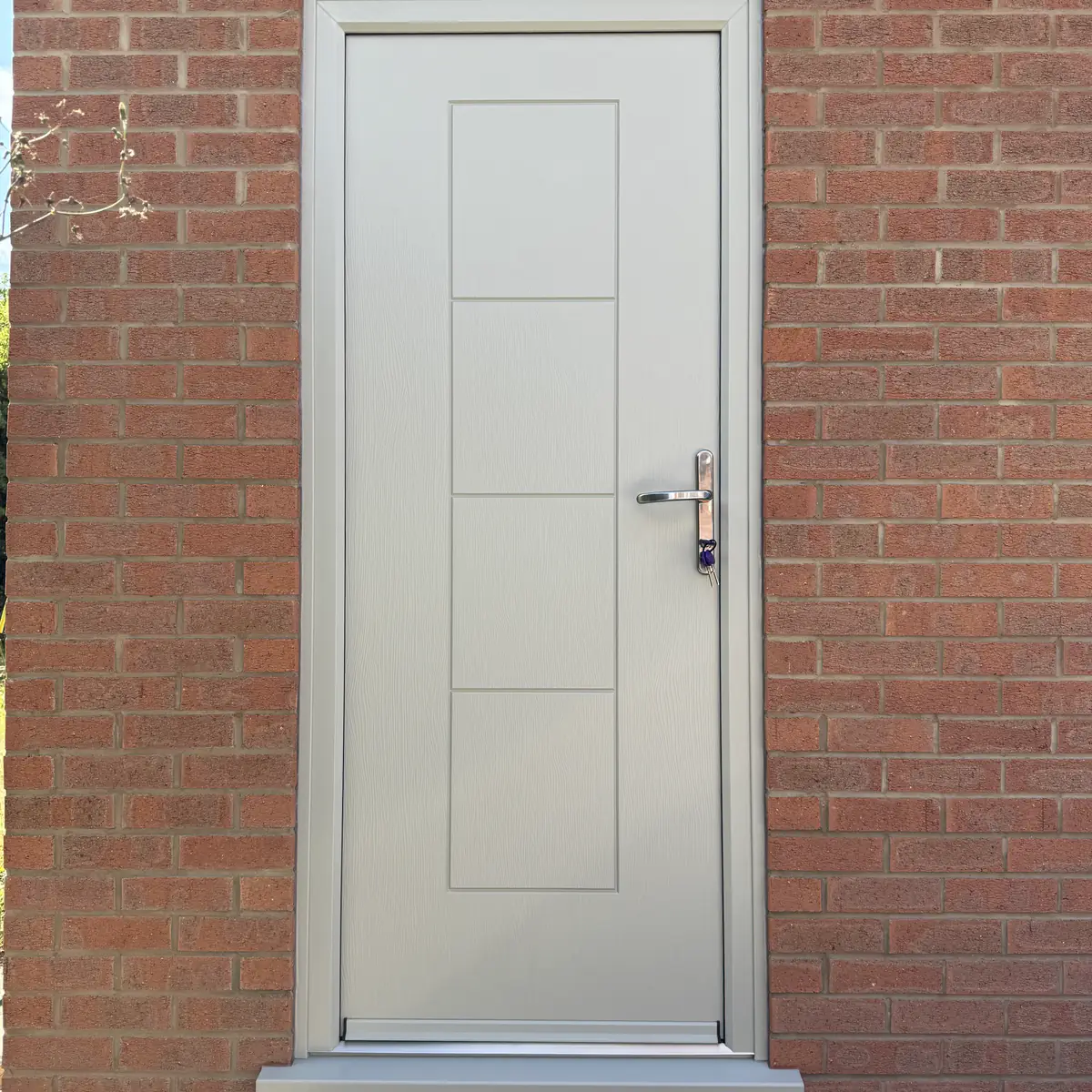 Rockdoor Dakota in Agate Grey and matching frame fitted to a Garage in Boulton Moor, Derby